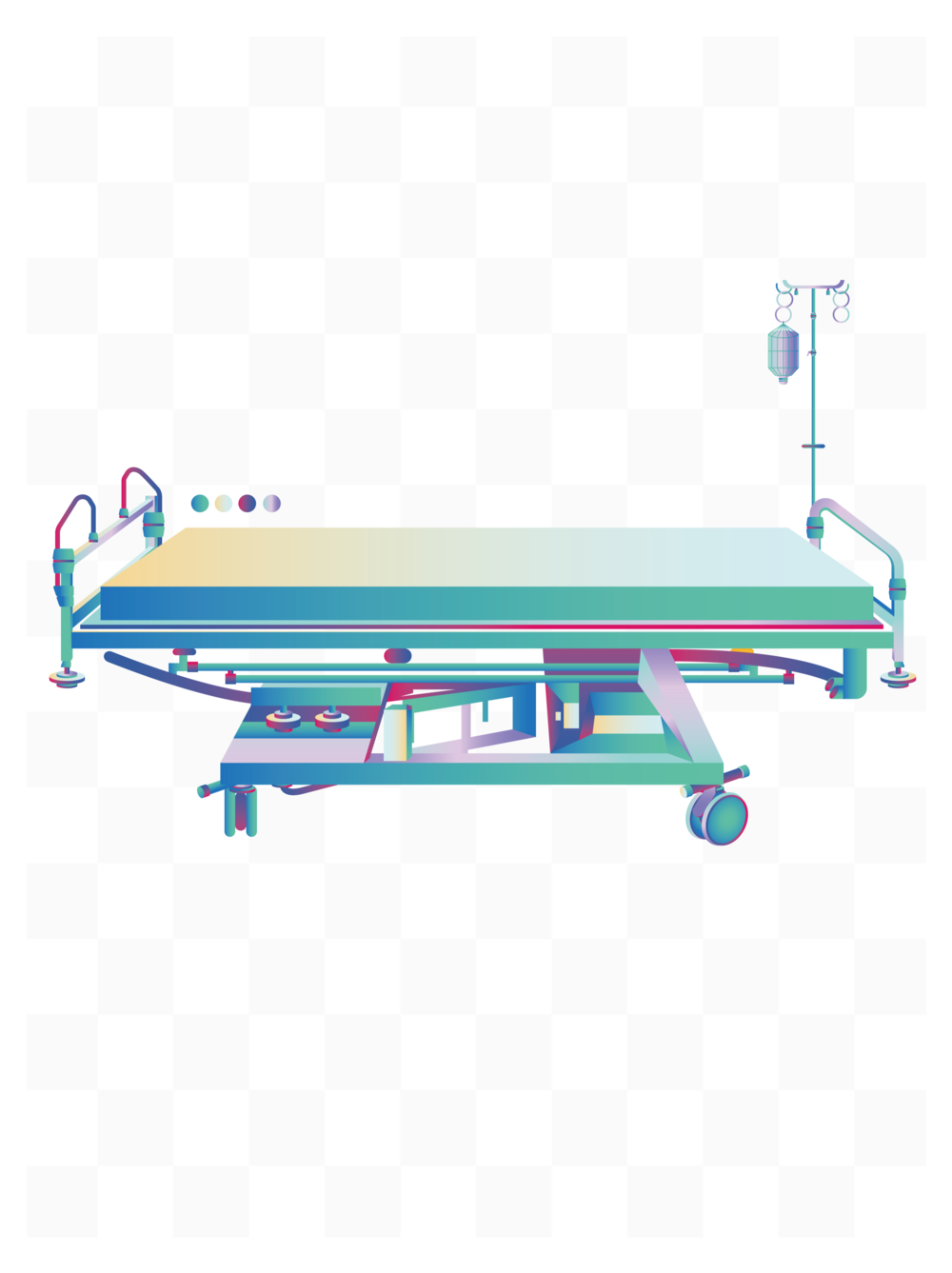 微立體醫(yī)療床 藍綠色科技引領醫(yī)療床革新